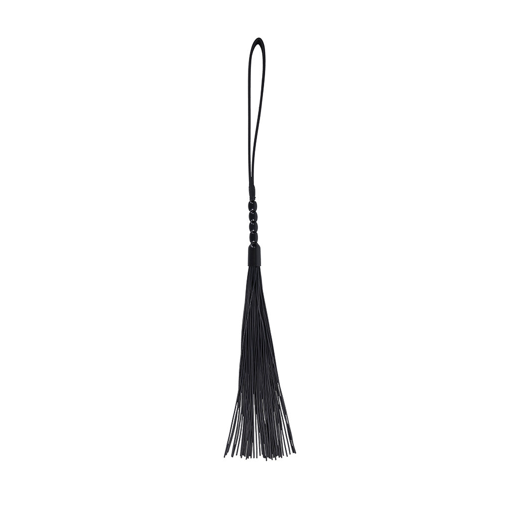 Sex & Mischief Noir Whip - Black 40 cm Rubber Whip Sportsheets