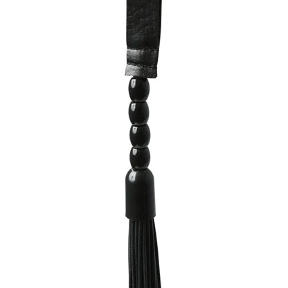 Sex & Mischief Noir Whip - Black 40 cm Rubber Whip Sportsheets