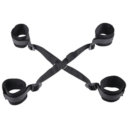 Sex & Mischief Hog Tie - Black Restraint Sportsheets