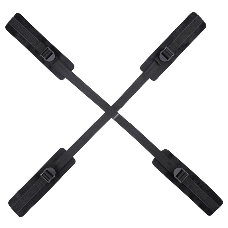 Sex & Mischief Hog Tie - Black Restraint Sportsheets