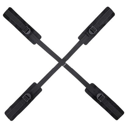 Sex & Mischief Hog Tie - Black Restraint Sportsheets