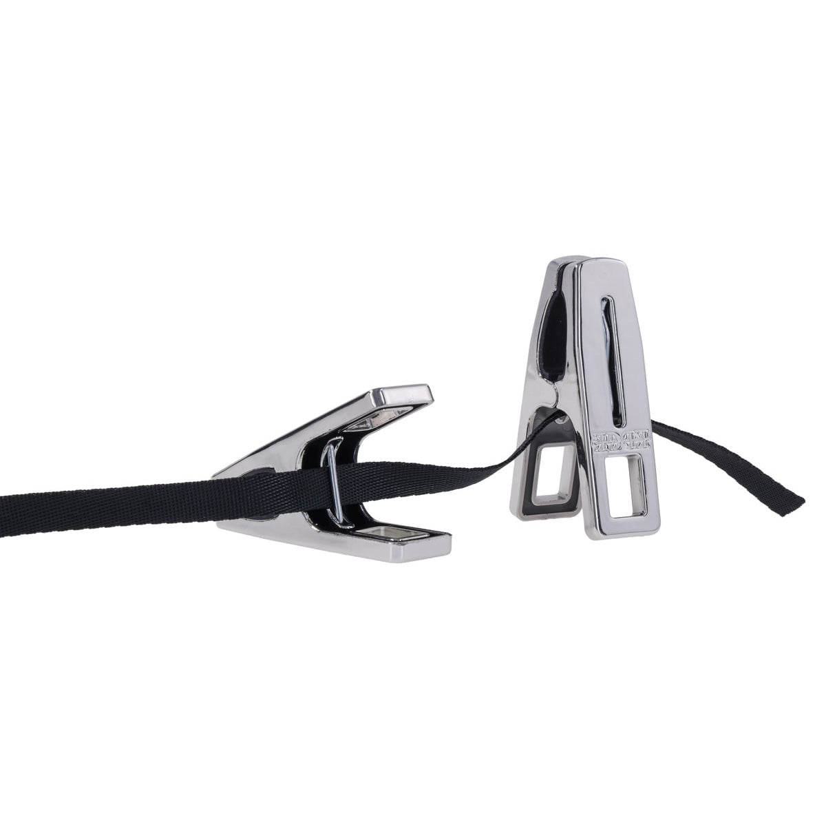 EDGE Body Zipper Clothes Pins - Chrome Chrome Pins - Set of 16 Sportsheets