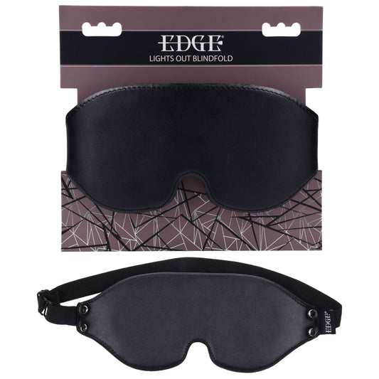EDGE Lights Out Blindfold - Black Eyemask Restraint Black - Club X
