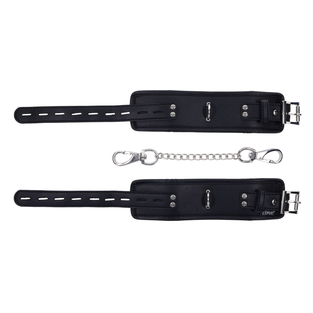 EDGE Handcuffs - Black Restraints Sportsheets