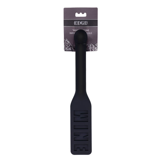 EDGE MINE Silicone Paddle - Black Spanking Paddle Black - Club X