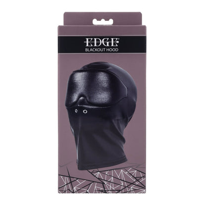 EDGE Blackout Hood - Black Hood Mask Sportsheets