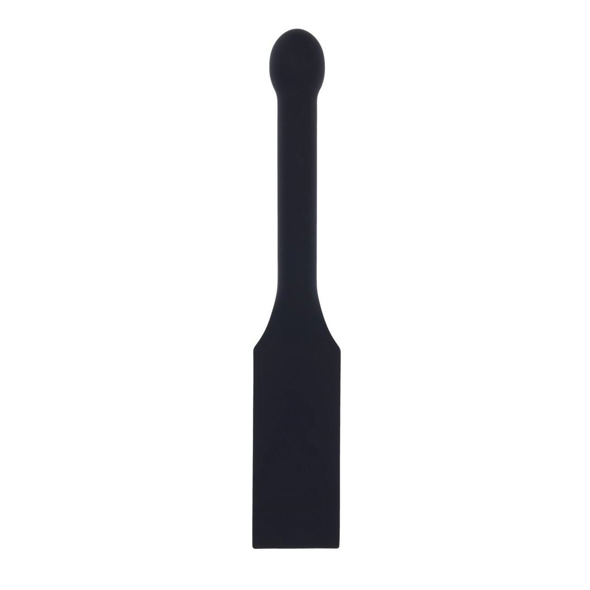 EDGE Spiked Silicone Paddle - Black Spanking Paddle with Insertable Handle Sportsheets