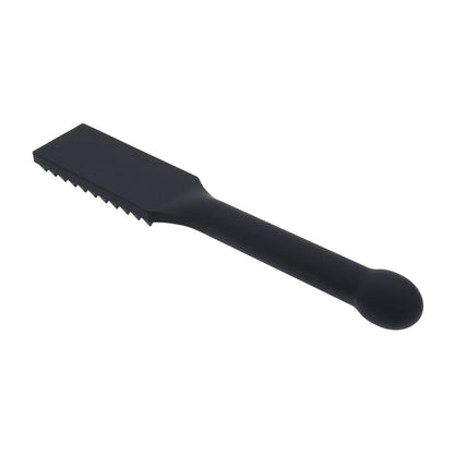 EDGE Spiked Silicone Paddle - Black Spanking Paddle with Insertable Handle Sportsheets
