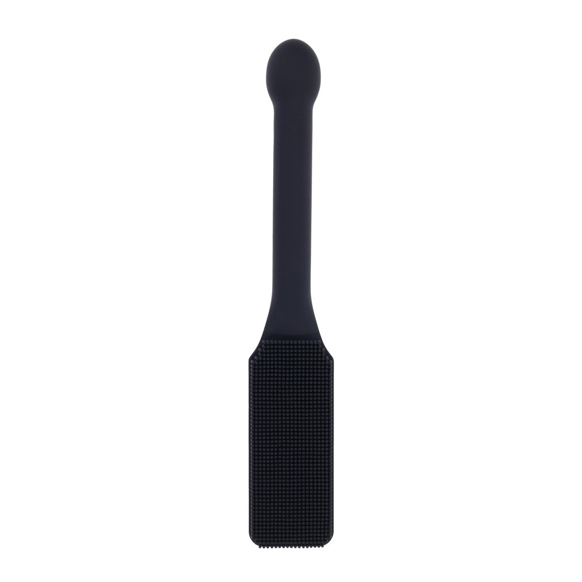 EDGE Pins & Needles Silicone Paddle - Black Spanking Paddle with Insertable Handle Sportsheets