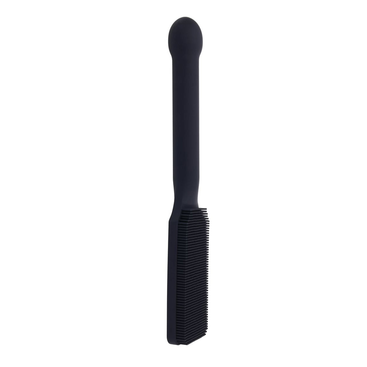 EDGE Pins & Needles Silicone Paddle - Black Spanking Paddle with Insertable Handle Sportsheets