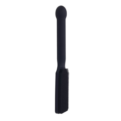 EDGE Pins & Needles Silicone Paddle - Black Spanking Paddle with Insertable Handle Sportsheets