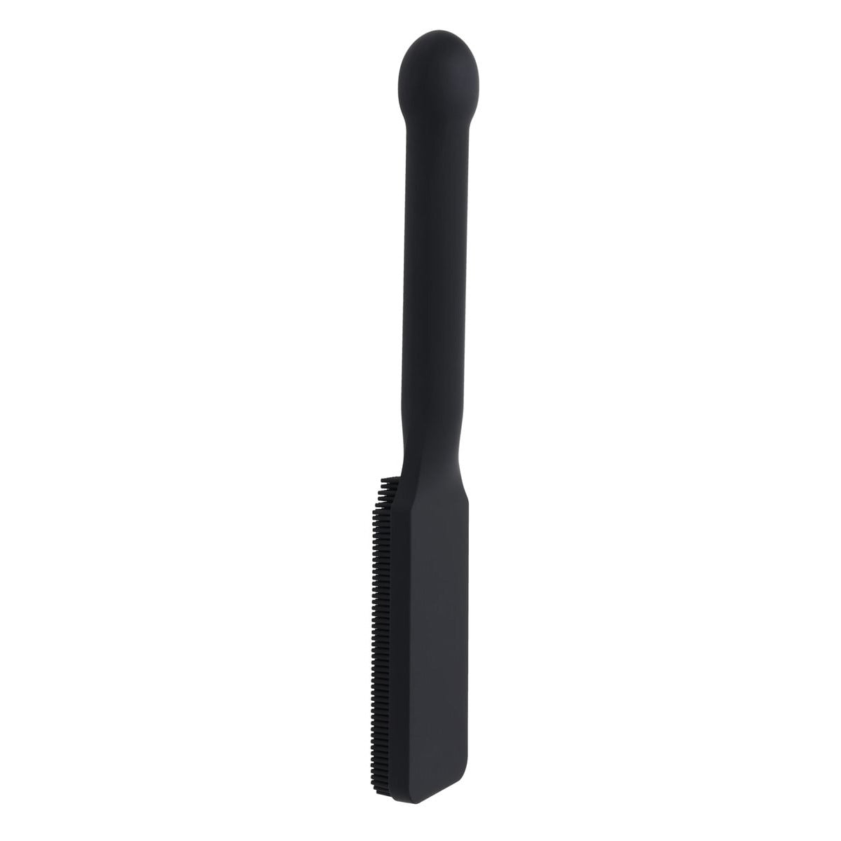 EDGE Pins & Needles Silicone Paddle - Black Spanking Paddle with Insertable Handle Sportsheets