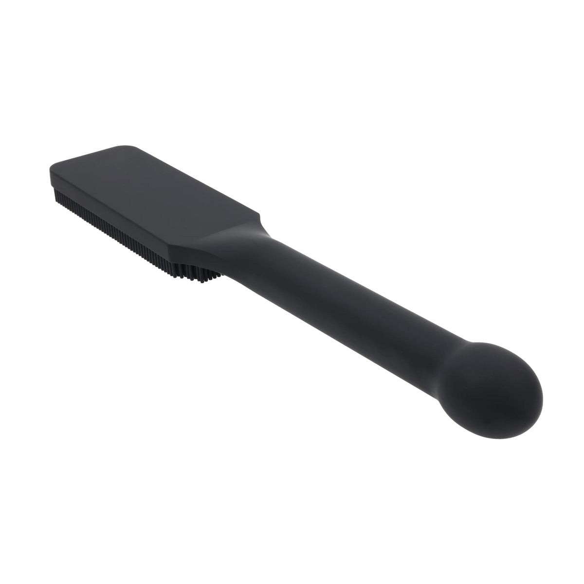 EDGE Pins & Needles Silicone Paddle - Black Spanking Paddle with Insertable Handle Sportsheets
