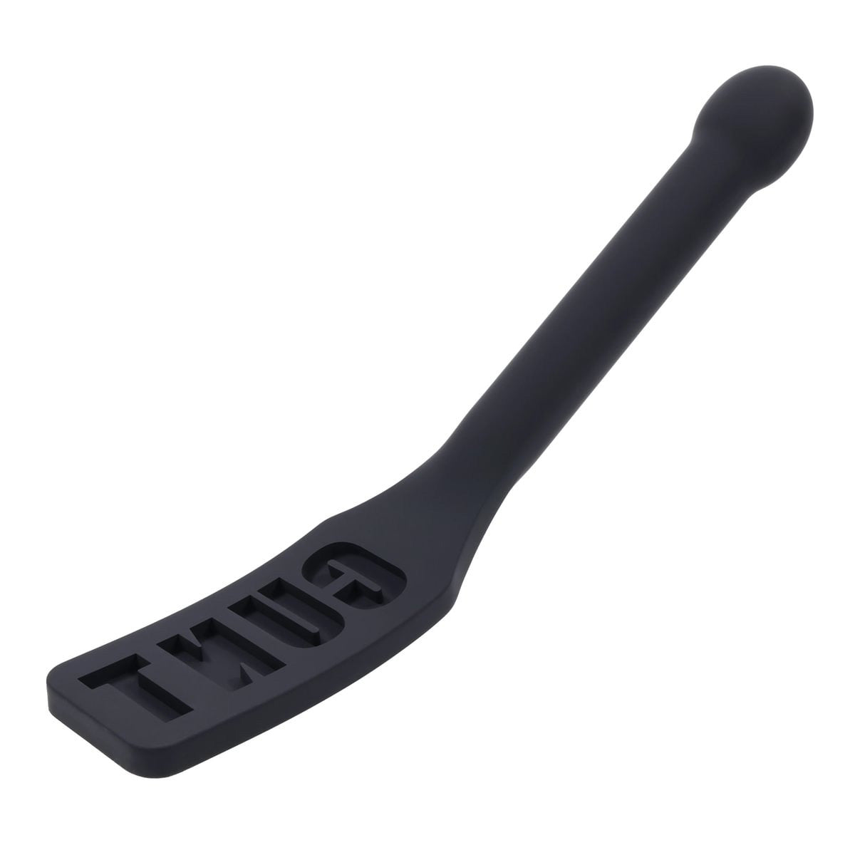 EDGE CUNT Silicone Paddle - Black Silicone Paddle with Insertable Handle Sportsheets