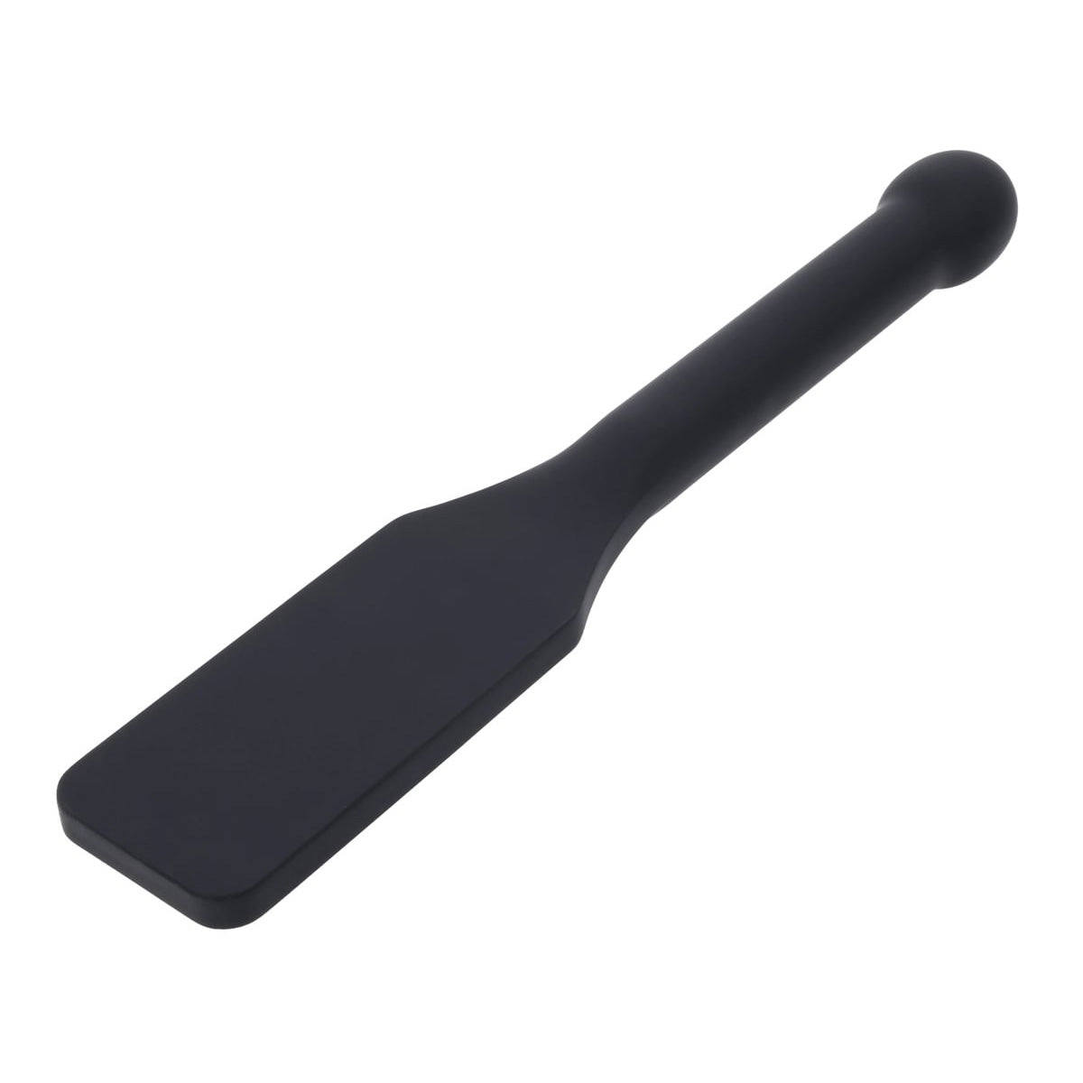 EDGE CUNT Silicone Paddle - Black Silicone Paddle with Insertable Handle Sportsheets