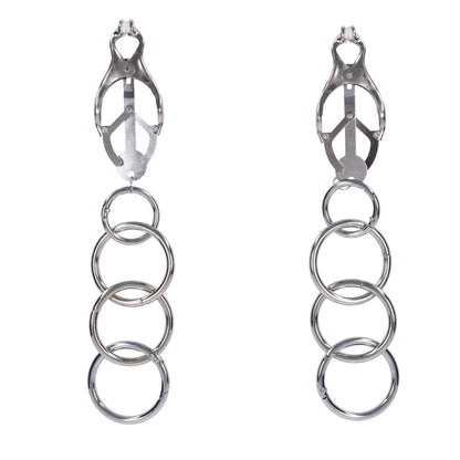 EDGE Tuggable Clover Clamps - Metal Nipple Restraints