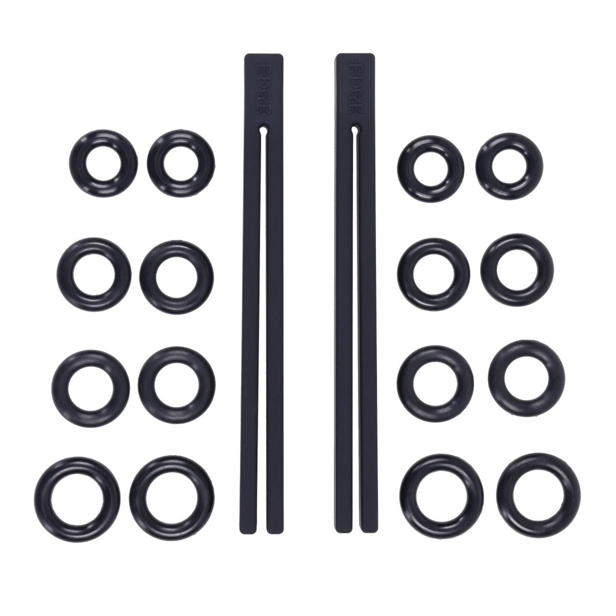 EDGE Silicone Pinching Rods - Black Nipple Restraints Sportsheets