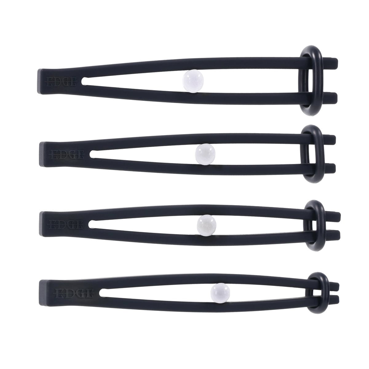 EDGE Silicone Pinching Rods - Black Nipple Restraints Sportsheets