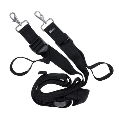EDGE Adjustable Door Restraints - Black Restraints (Cuffs not included)