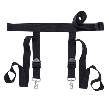 EDGE Adjustable Door Restraints - Black Restraints (Cuffs not included)