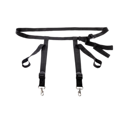EDGE Adjustable Door Restraints - Black Restraints (Cuffs not included)
