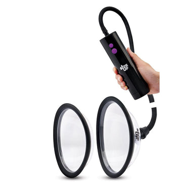 Size Up Rechargeable Power Plumper Pussy Pump - Clear USB Rechargeable Vagina Pump with Interchangeable Chambers XGEN Products