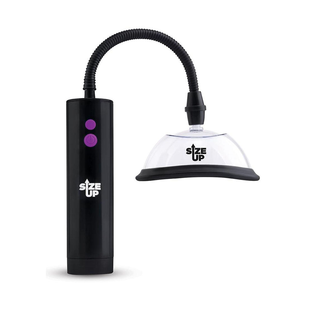 Size Up Rechargeable Power Plumper Pussy Pump - Clear USB Rechargeable Vagina Pump with Interchangeable Chambers XGEN Products