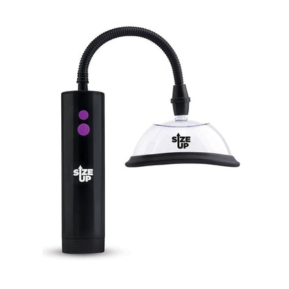 Size Up Rechargeable Power Plumper Pussy Pump - Clear USB Rechargeable Vagina Pump with Interchangeable Chambers XGEN Products