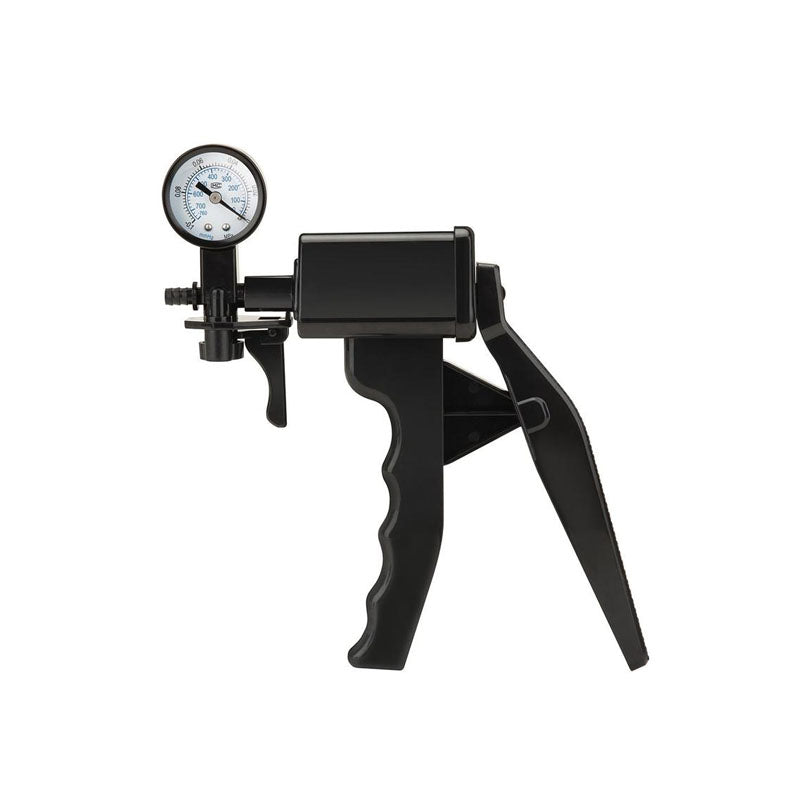 Size Up Ergonomic Trigger Penis Pump with Pressure Gauge - Clear Penis Pump Xgen Products