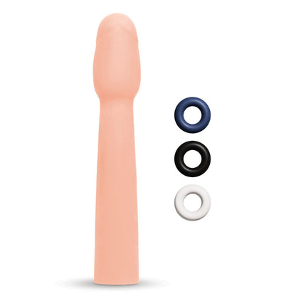 Size Up Realistic 2 Inch Penis Extender - Flesh 5 cm (2'') Penis Extension Sleeve Xgen Products