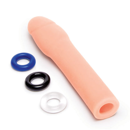 Size Up Realistic 2 Inch Penis Extender - Flesh 5 cm (2'') Penis Extension Sleeve Xgen Products
