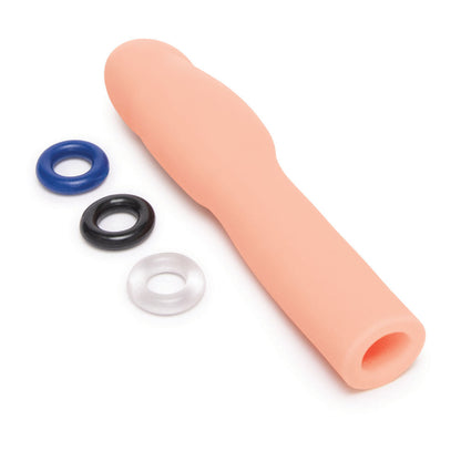 Size Up Realistic 4 Inch Penis Extender - Flesh 10.1 cm (4'') Penis Extension Sleeve Xgen Products
