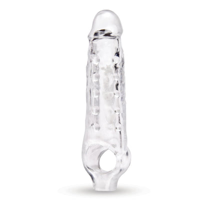 Size Up 1 Inch See-Thru Stretch Penis Extender - Clear 2.5 cm (1'') Penis Extension Sleeve Xgen Products