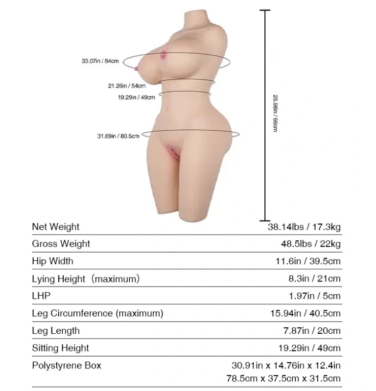 Tantaly GINNY Removable Vaginal Sex Doll - Club X