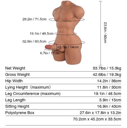 Tantaly MARK Male Sex Torso - Club X