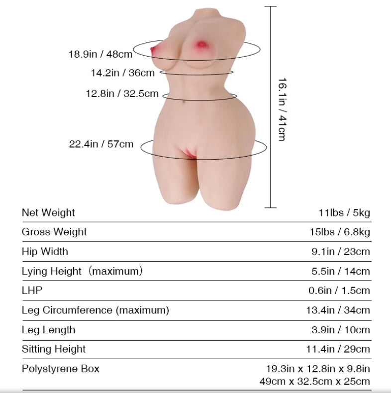 Tantaly HANNAH MINI Sex Doll Masturbator - Club X