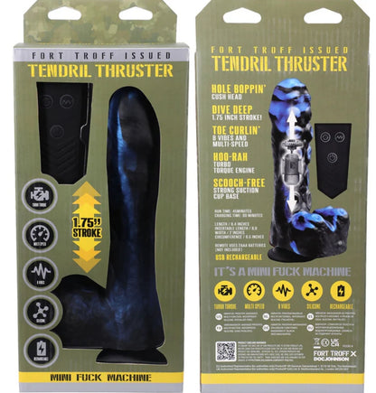 Fort Troff Tendril Thruster Black/Blue - Club X
