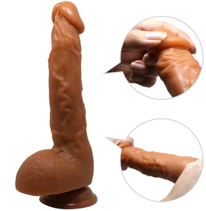 Beautiful Encounter Jason  9.9" Light Brown Dildo Beautiful Encounter