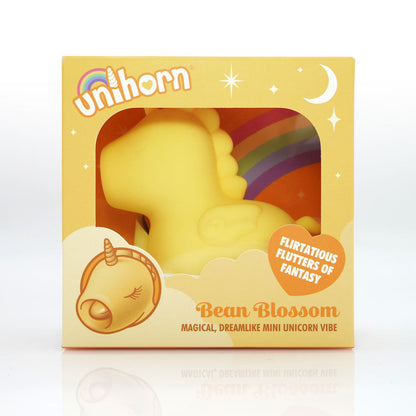 Unihorn - Bean Blossom - Yellow USB Rechargeable Flicking Stimulator CreativeC