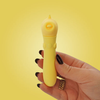 Unihorn - USB Bullet - Bean Blossom - Yellow USB Rechargeable Vibrating Bullet Creative Conceptions