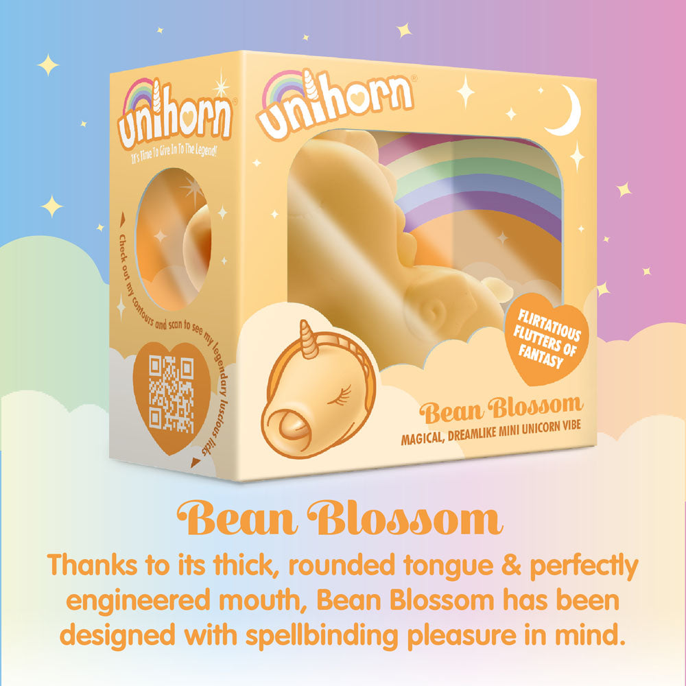 Unihorn - Bean Blossom - Yellow USB Rechargeable Flicking Stimulator CreativeC