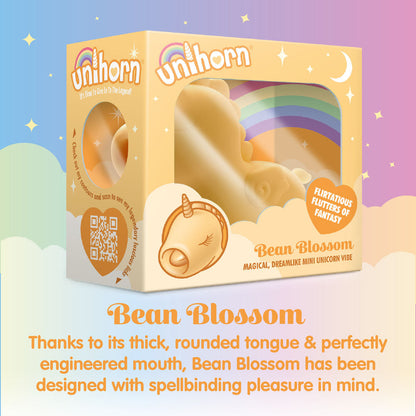 Unihorn - Bean Blossom - Yellow USB Rechargeable Flicking Stimulator CreativeC