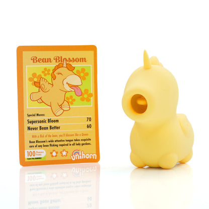 Unihorn - Bean Blossom - Yellow USB Rechargeable Flicking Stimulator CreativeC