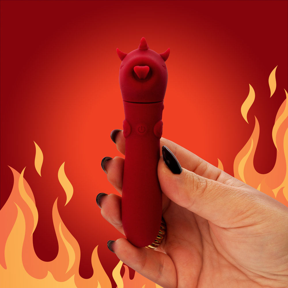 Unihorn - USB Bullet - Blaze Diablo - Red USB Rechargeable Vibrating Bullet Creative Conceptions