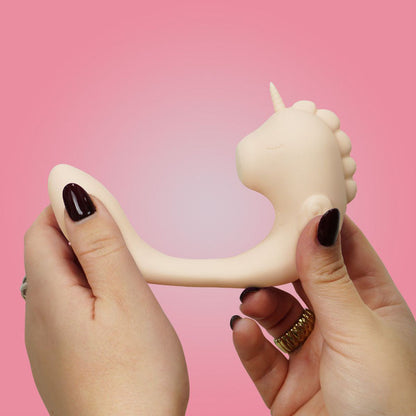 Unihorn - C Horse - Coral Throb - Coral USB Rechargeable Dual Unicorn Vibrator Creative Conceptions