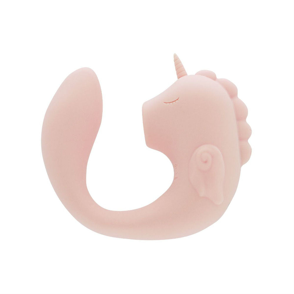 Unihorn - C Horse - Coral Throb - Coral USB Rechargeable Dual Unicorn Vibrator Creative Conceptions