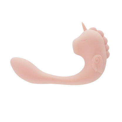 Unihorn - C Horse - Coral Throb - Coral USB Rechargeable Dual Unicorn Vibrator Creative Conceptions