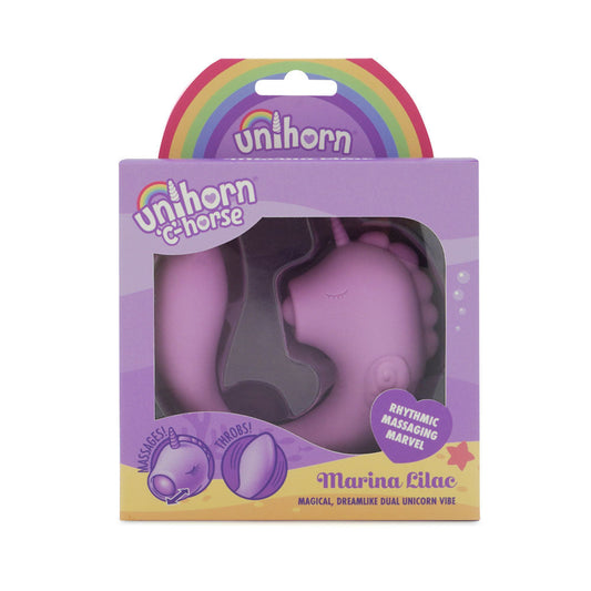 Unihorn - C Horse - Marina Lilac - Lilac USB Rechargeable Dual Unicorn Vibrator Purple - Club X