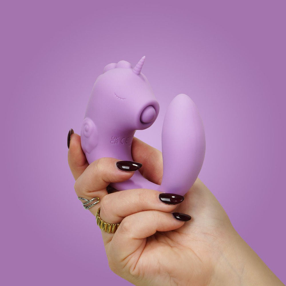 Unihorn - C Horse - Marina Lilac - Lilac USB Rechargeable Dual Unicorn Vibrator Creative Conceptions