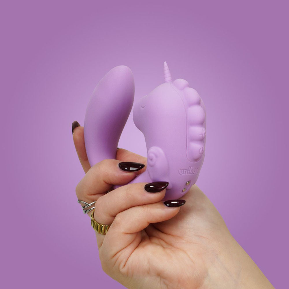 Unihorn - C Horse - Marina Lilac - Lilac USB Rechargeable Dual Unicorn Vibrator Creative Conceptions